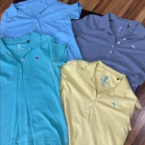 Tommy Bahama Women's Casual Button Down Shirts - Blue, Gray, Yellow